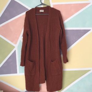 Cute burnt orange cardigan